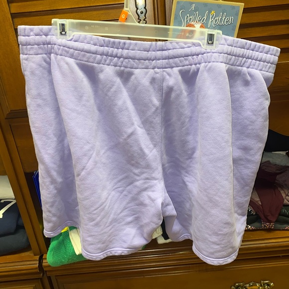 Purple/Lavender Adidas original shorts - Picture 2 of 4